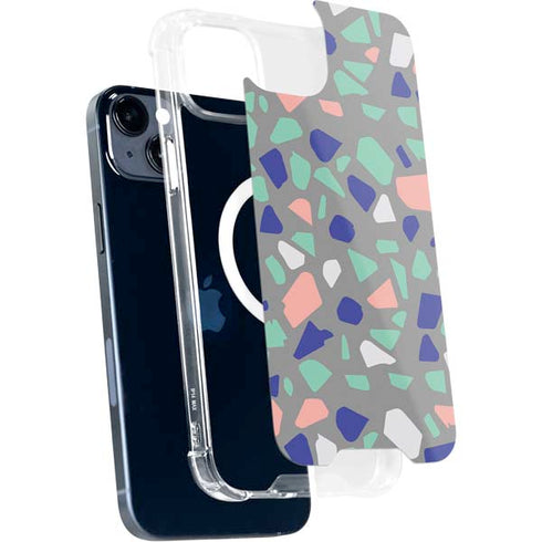 Cement Terrazzo iPhone 15 Plus MagSafe Case
