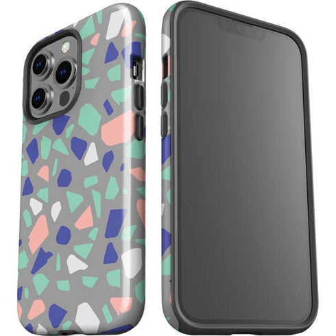 Cement Terrazzo iPhone 15 Pro Impact Case