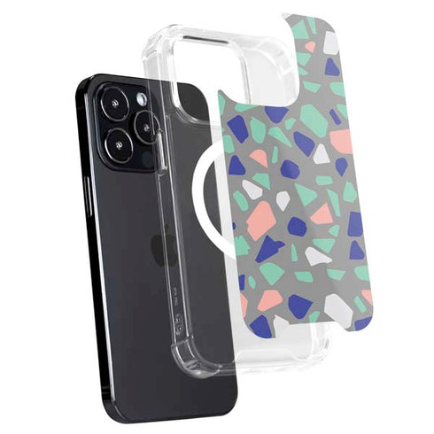 Cement Terrazzo iPhone 14 Pro Max MagSafe Case