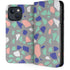 Cement Terrazzo iPhone 15 Plus Folio Case