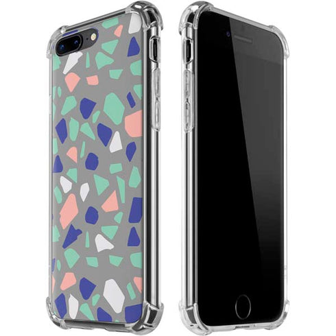 Cement Terrazzo iPhone 7/8 Plus Clear Case