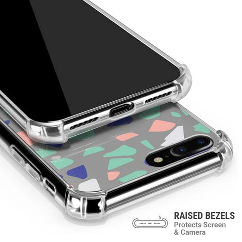 Cement Terrazzo iPhone 7/8 Plus Clear Case