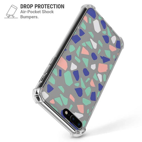 Cement Terrazzo iPhone 7/8 Plus Clear Case