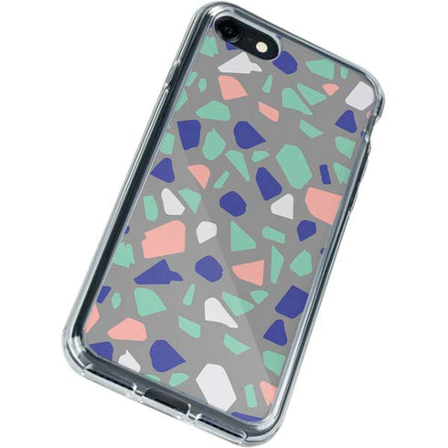 Cement Terrazzo iPhone SE (2nd & 3rd Gen) Clear Case