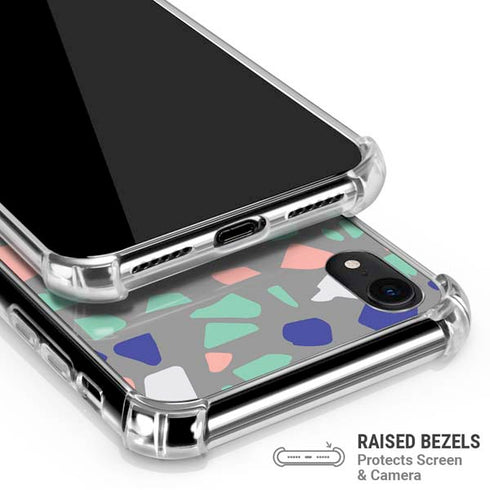 Cement Terrazzo iPhone XR Clear Case