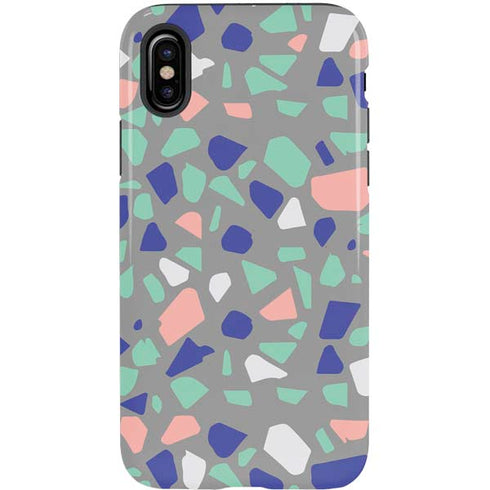 Cement Terrazzo iPhone XS Pro Case