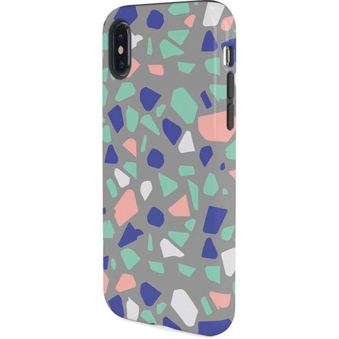 Cement Terrazzo iPhone XS Pro Case
