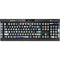 Cement Terrazzo K95 RGB PLATINUM Mechanical Gaming Keyboard Skin