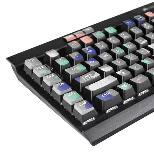Cement Terrazzo K95 RGB PLATINUM Mechanical Gaming Keyboard Skin