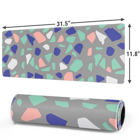 Cement Terrazzo Gaming Mouse Pad