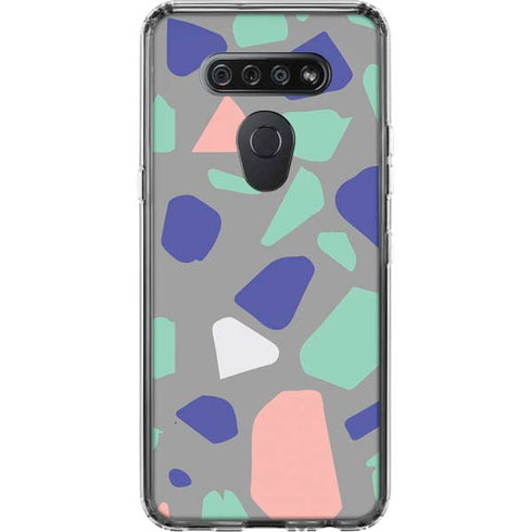 Cement Terrazzo LG K51/Q51 Clear Case