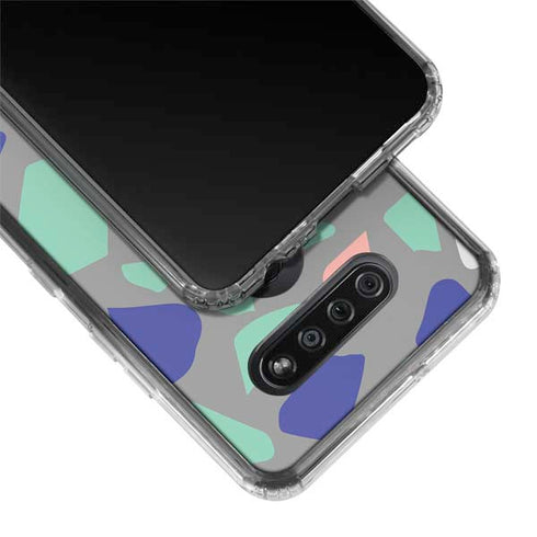 Cement Terrazzo LG K51/Q51 Clear Case