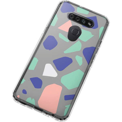 Cement Terrazzo LG K51/Q51 Clear Case