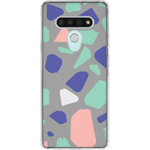 Cement Terrazzo LG Stylo 6 Clear Case