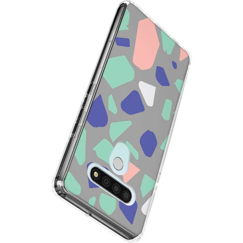 Cement Terrazzo LG Stylo 6 Clear Case