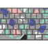 Cement Terrazzo Magic Keyboard with Numeric Keypad Skin