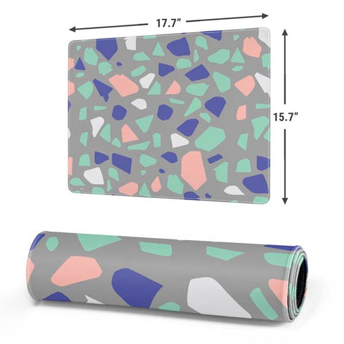 Cement Terrazzo Gaming Mouse Pad