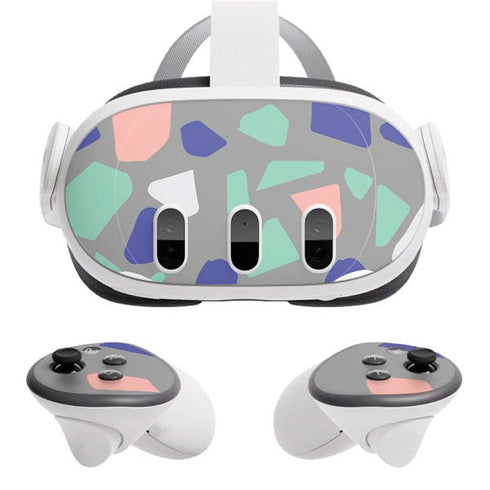 Cement Terrazzo Meta Quest 3 Skin