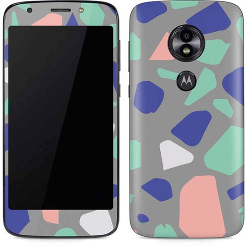 Cement Terrazzo Moto E5 Play Skin