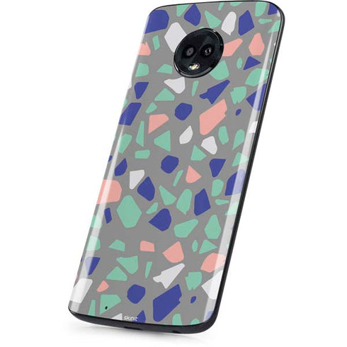 Cement Terrazzo Moto G6 Skin