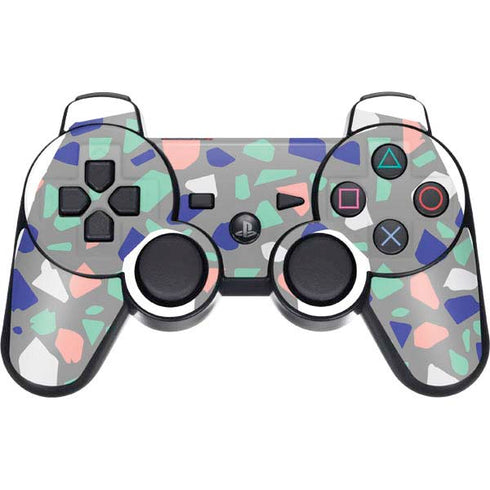 Cement Terrazzo PS3 Dual Shock wireless controller Skin