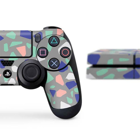 Cement Terrazzo PS4 Console and Controller Bundle Skin