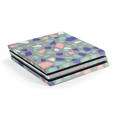 Cement Terrazzo PS4 Pro Console Skin