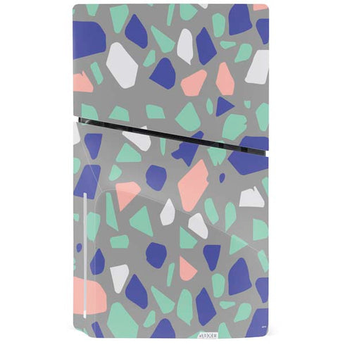 Cement Terrazzo PS5 Slim Disk Console Skin