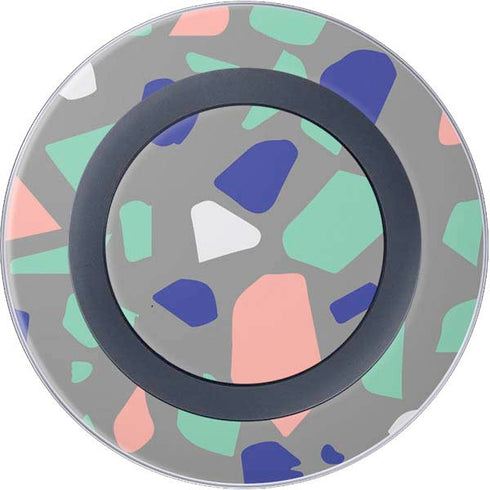 Cement Terrazzo Wireless Charger Skin