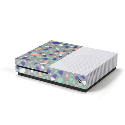 Cement Terrazzo Xbox One S Console Skin
