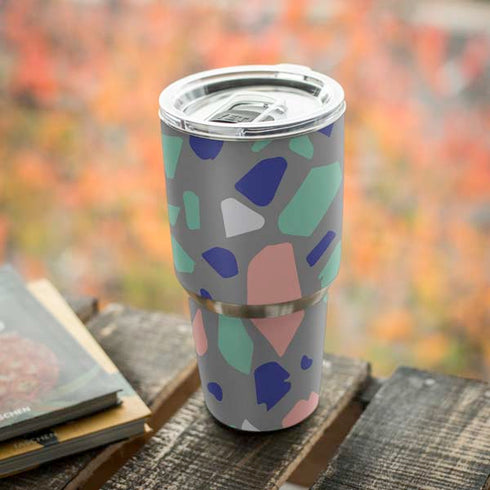 Cement Terrazzo Yeti 30oz Rambler Tumbler Skin