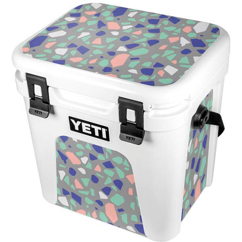 Cement Terrazzo YETI Roadie 24 Hard Cooler Skin