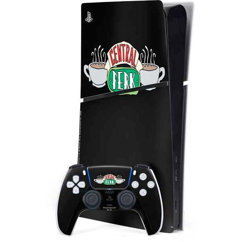 Warner Bros FRIENDS Central Perk PS5 Slim Digital Edition Console Skin