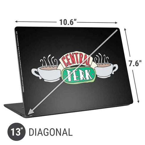 Warner Bros FRIENDS Central Perk Universal Laptop 13in (10.6 x 7.6in) Skin