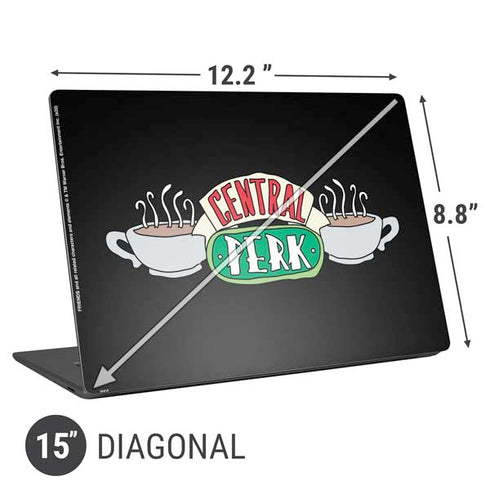 Warner Bros FRIENDS Central Perk Universal Laptop 15in (12.2 x 8.8in) Skin