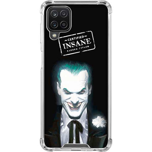 DC Comics The Joker Portrait by Alex Ross Galaxy A12 Clear Case