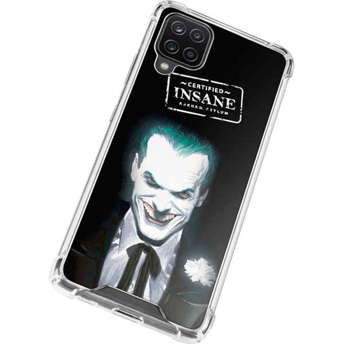 DC Comics The Joker Portrait by Alex Ross Galaxy A12 Clear Case