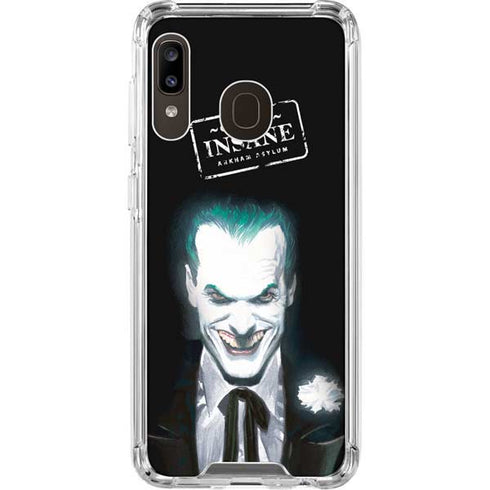 DC Comics The Joker Portrait by Alex Ross Galaxy A30 Clear Case