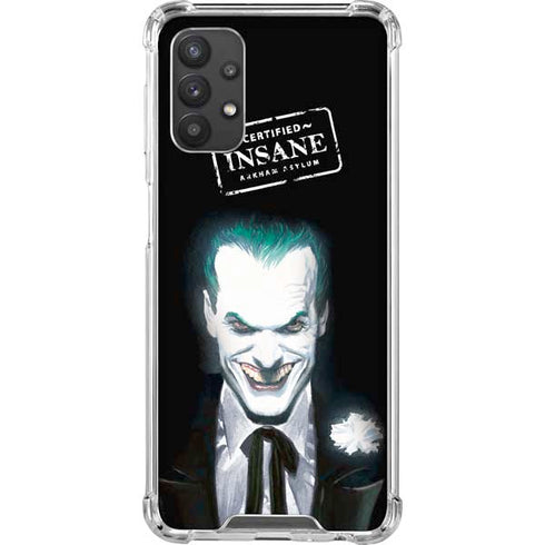 DC Comics The Joker Portrait by Alex Ross Galaxy A32 5G Clear Case