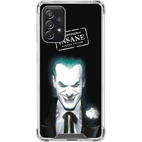 DC Comics The Joker Portrait by Alex Ross Galaxy A72 5G Clear Case