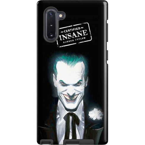 DC Comics The Joker Portrait by Alex Ross Galaxy Note 10 Pro Case
