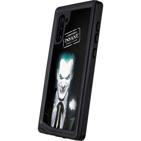 DC Comics The Joker Portrait by Alex Ross Galaxy Note 10 Waterproof Case