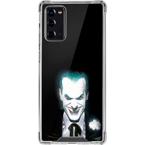 DC Comics The Joker Portrait by Alex Ross Galaxy Note20 5G Clear Case