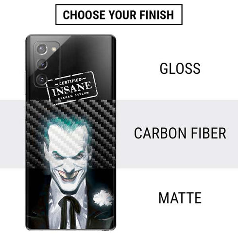 DC Comics The Joker Portrait by Alex Ross Galaxy Note20 5G Skin