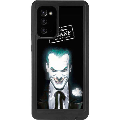 DC Comics The Joker Portrait by Alex Ross Galaxy Note20 5G Waterproof Case