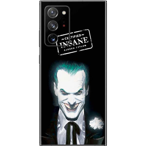 DC Comics The Joker Portrait by Alex Ross Galaxy Note20 Ultra 5G Skin