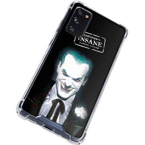 DC Comics The Joker Portrait by Alex Ross Galaxy S20 FE Clear Case