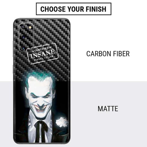 DC Comics The Joker Portrait by Alex Ross Galaxy S20 Skin