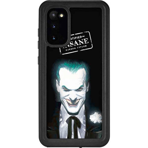 DC Comics The Joker Portrait by Alex Ross Galaxy S20 Waterproof Case