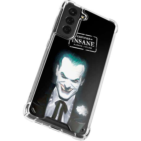 DC Comics The Joker Portrait by Alex Ross Galaxy S21 5G Clear Case